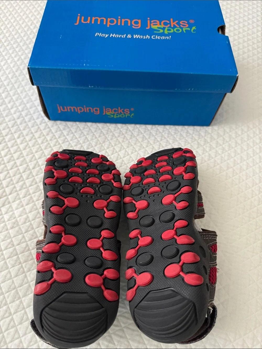 Jumping Jacks Kids Brown & Pink Sneakers